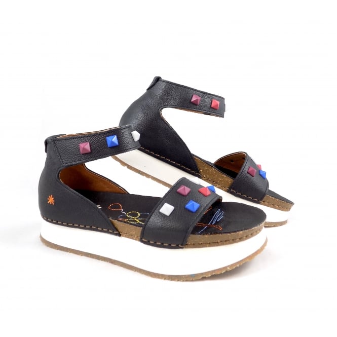Art Company Art Mykonos 1262A Flatform Sandal with Ankle Strap