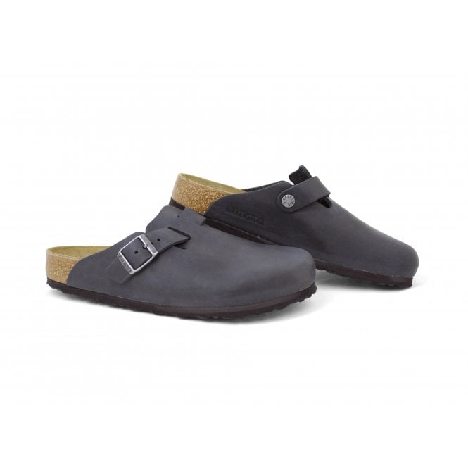 Birkenstock Boston Natural Oiled Leather Clog-All colours