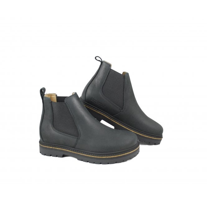 Birkenstock Stalon Pull On Chelsea Boot Waxy Black