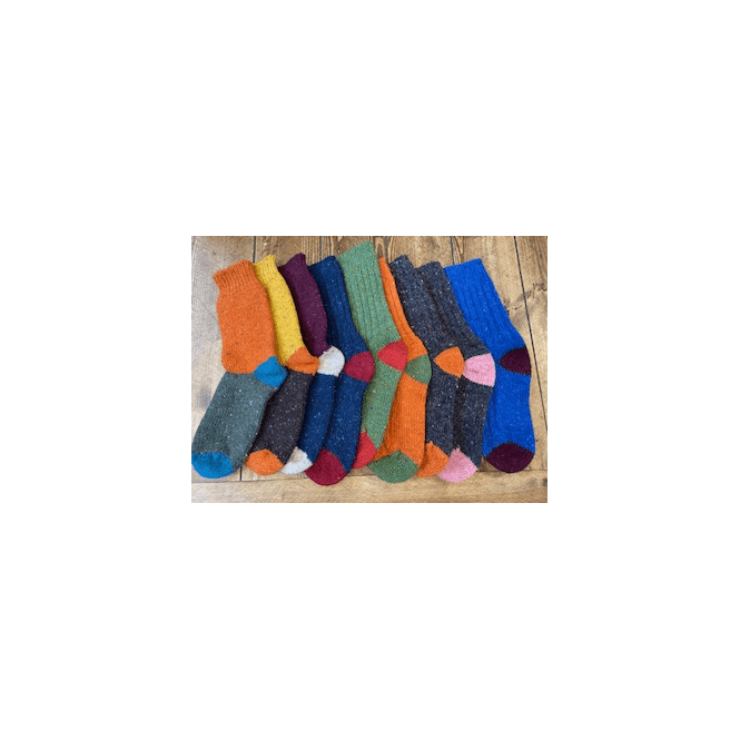 Donegal Socks Donegal Wool multi colour Socks- all colours