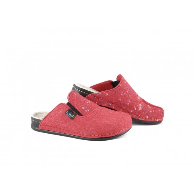 Dr Feet 112 01 09 Slip On Felt Slipper