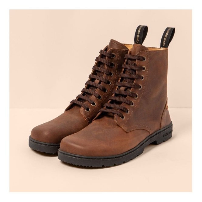 El Naturalista 5264C Shearling Lace Up Boot