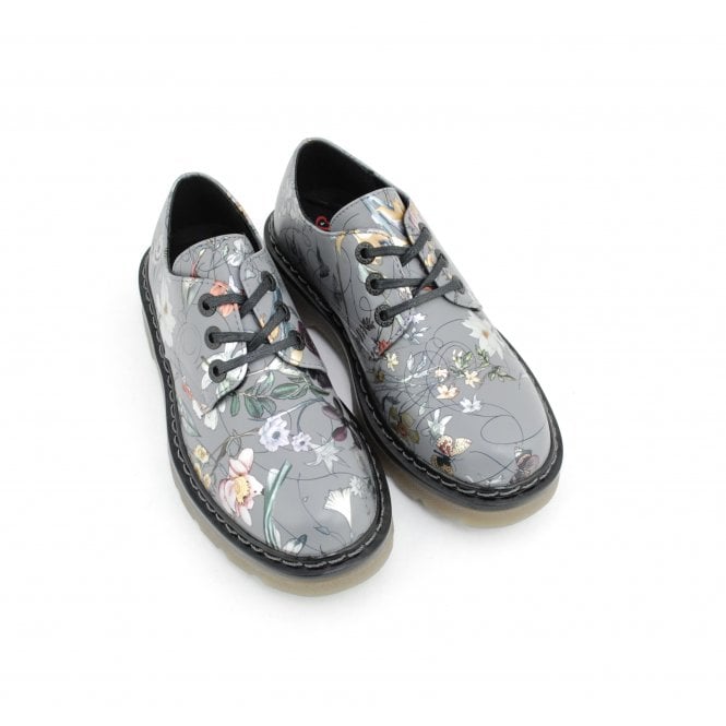 Heavenly Feet Liberty Lace Up Shoe Grey Fantasy
