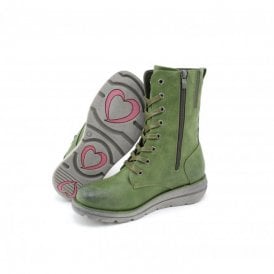 Heavenly Feet Martina5 Lace Up & Zip Ankle Boot