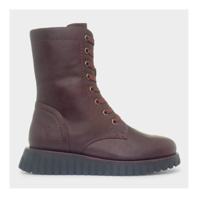 Heavenly Feet Martina5 Lace Up & Zip Ankle Boot