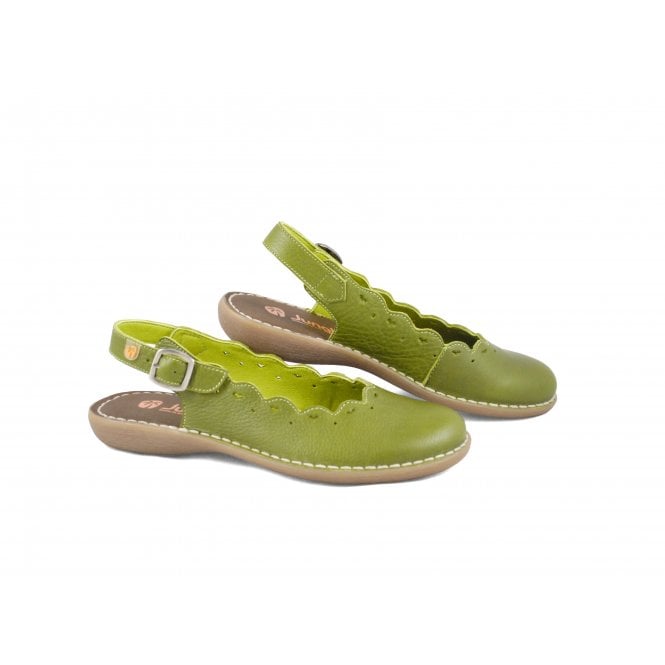 Jungla 7348 Flat Shoe with Slingback Strap