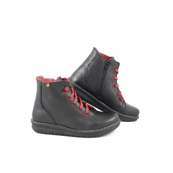 Jungla 7564 Elastic Lace Ankle Boot