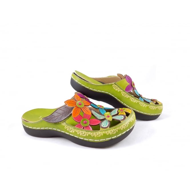 Laura Vita Billy 11 Lightweight Floral Clog