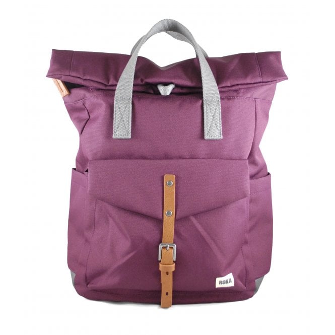 Roka Canfield C Sustainable Medium Roll Top Rucksack