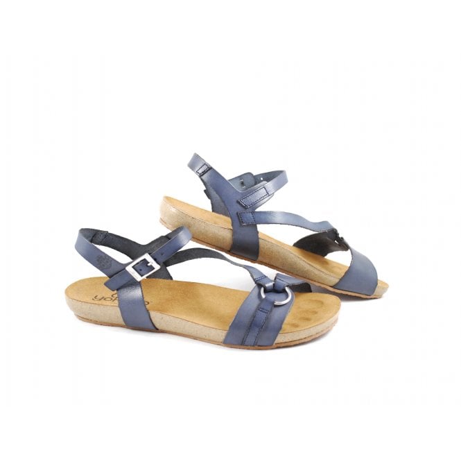Yokono Ibiza 068 Flat Sandal with Asymmetric Strap