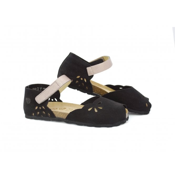 Yokono Villa 083 Peep Toe Low Heel Sandal